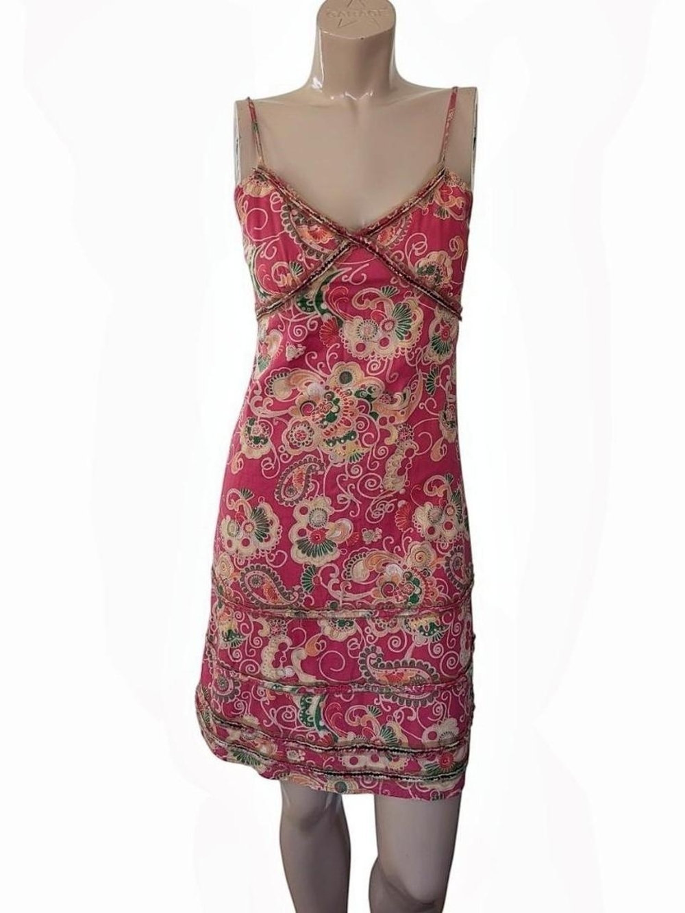 twik Pink Floral Mini Dress